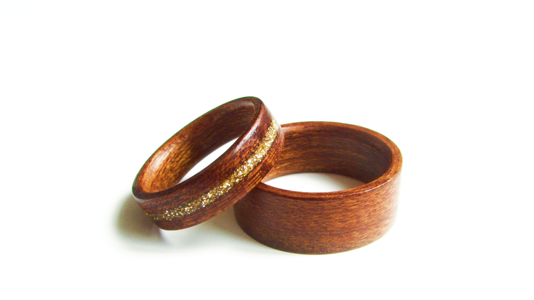 Metal Wooden Rings