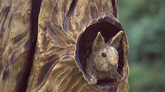 Wooden Carved Rabbit