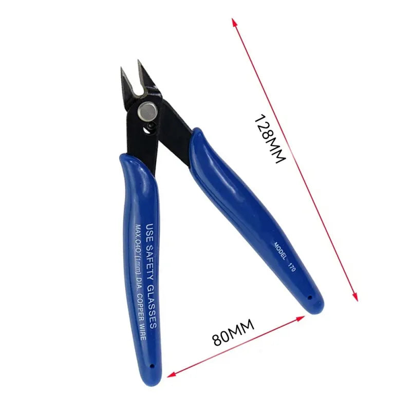 Durable Stainless Steel Pliers Set with Side Cutters and Cable Cutters, ET-FP11