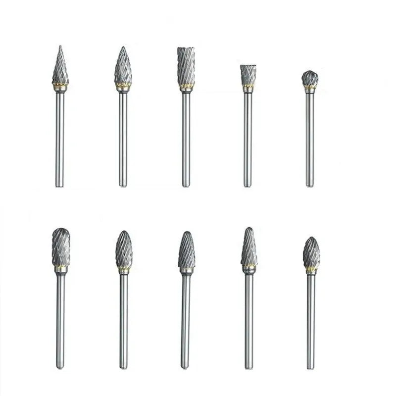 10PCS Tungsten Carbide Burr Grinding Set for Woodworking, ET-AA53