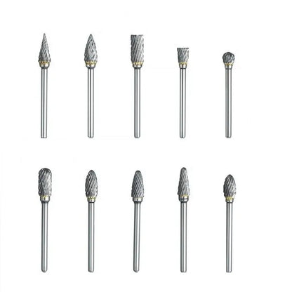 10PCS Tungsten Carbide Burr Grinding Set for Woodworking, ET-AA53