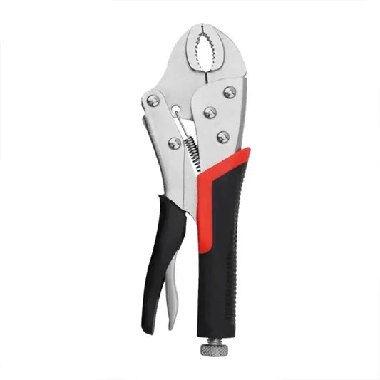 Lock Pliers 5 Inch with Straight Long Nose and Curved Jaw, ET-AA45