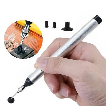 Vacuum Suction Pen with 3 Interchangeable Tips for IC Pickup and Desoldering, ET-AA23