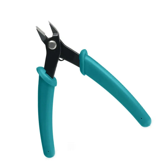 Precision Wire Cutter and Side Cutting Pliers with Flat Nose for Fine Crafting, ET-FP12