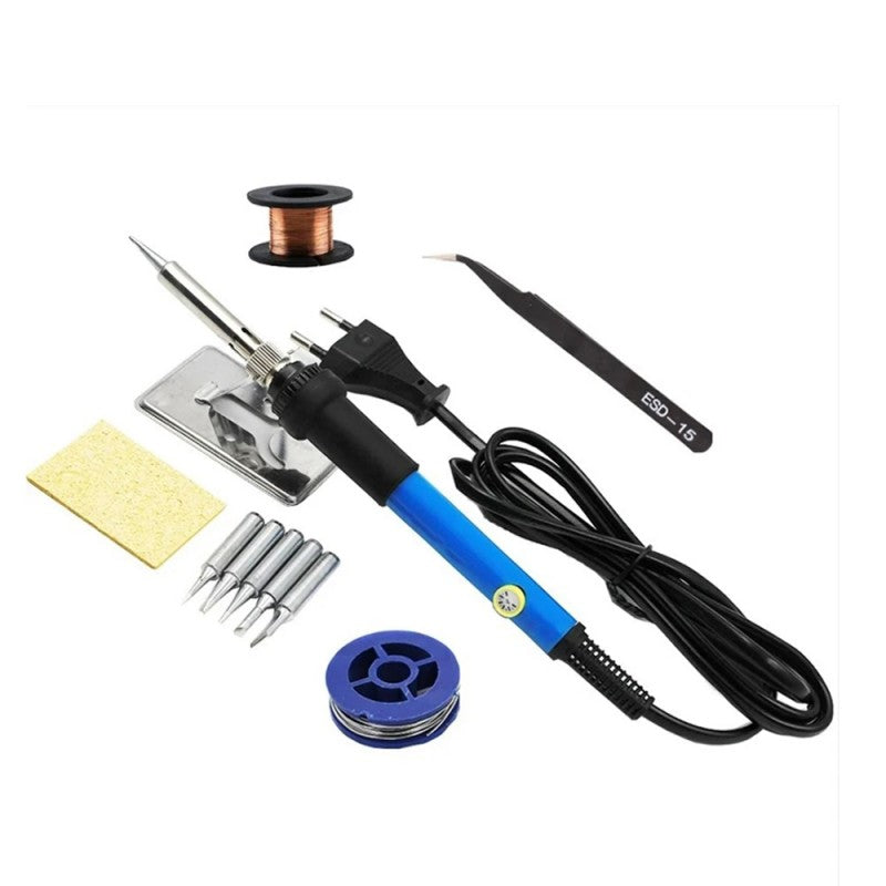 7-in-1 Electric Soldering Iron Kit with Adjustable Temperature, 60W Welding Repair Tool, ET-AA77