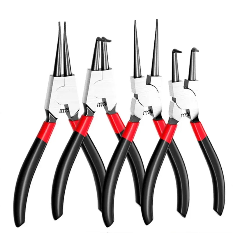 5-Inch Circlip Pliers for Locking Rings and Shafts Needle Nose, ET-AA46