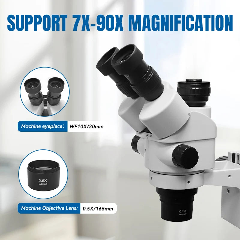 LCD Digital Stereo Zoom Microscope,ET-MS03B