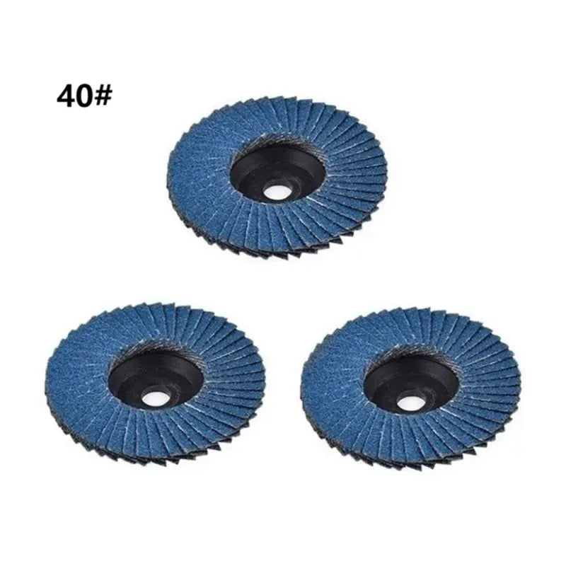 3-Inch Flap Discs Set, 3pcs Grinding Wheels for Sanding, Polishing, and Cutting, ET-AA84