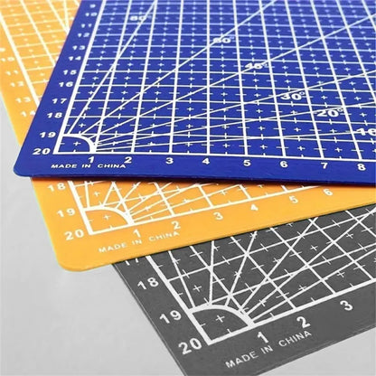 A4 Self-Healing Double-Sided Cutting Mat with Grid Lines for Scrapbooking, Sewing, and Crafting, LK-AA87