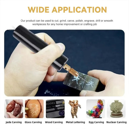 USB Powered Mini Drill for DIY Resin Jewelry, Woodworking, And Craft Carving, ET-AA27