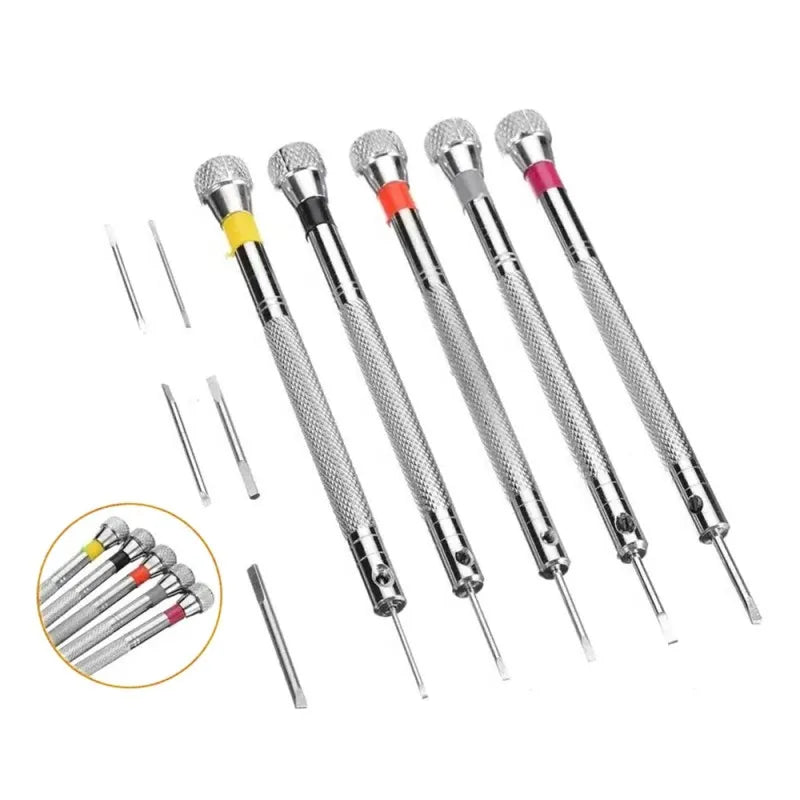 5-Piece Watch Strap Removal Screwdriver Set with Mini Connecting Pins, ET-AA35