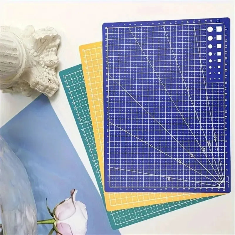 A4 Self-Healing Double-Sided Cutting Mat with Grid Lines for Scrapbooking, Sewing, and Crafting, LK-AA87