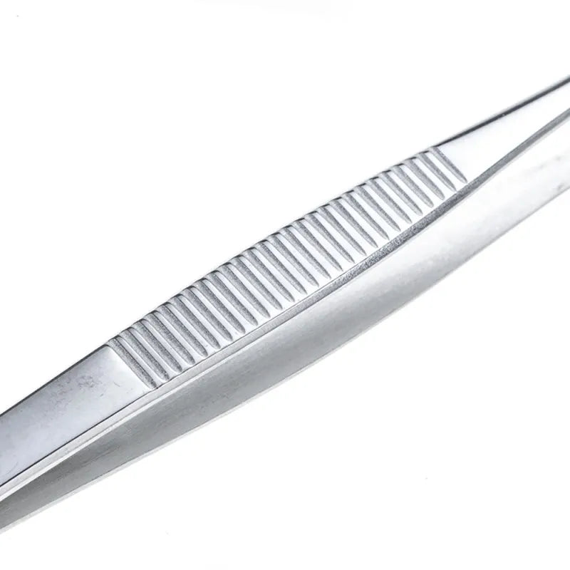 Stainless Steel Medical Tweezers with Thickened Straight and Elbow Tips, ET-AA28