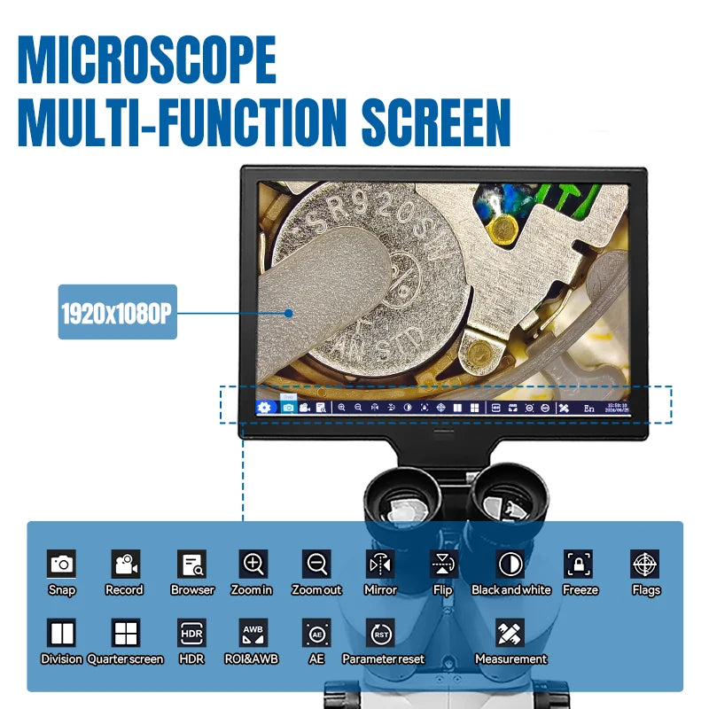 LCD Digital Stereo Zoom Microscope,ET-MS03B