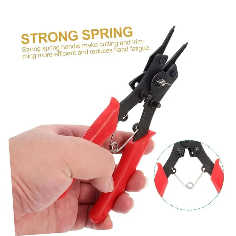 4-in-1 Spring Loaded Circlip Pliers for Candle Cap and Circlip Removal, ET-AA30