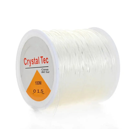 Elastic Wire 100 Meters Roll Strong Elastic Crystal Jewelry Wire, ET-AA40