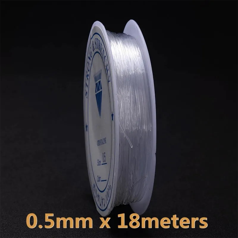 Elastic Wire 100 Meters Roll Strong Elastic Crystal Jewelry Wire, ET-AA40