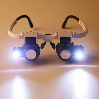 LED Magnifying Headband with 8x 15x 23x Lenses and 2x Magnification, ET-AA39