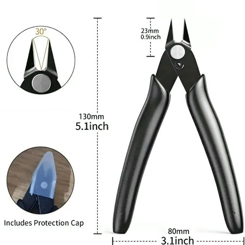 Industrial-Grade Mini Diagonal Pliers for Precision Hardware Repairs, ET-AA22