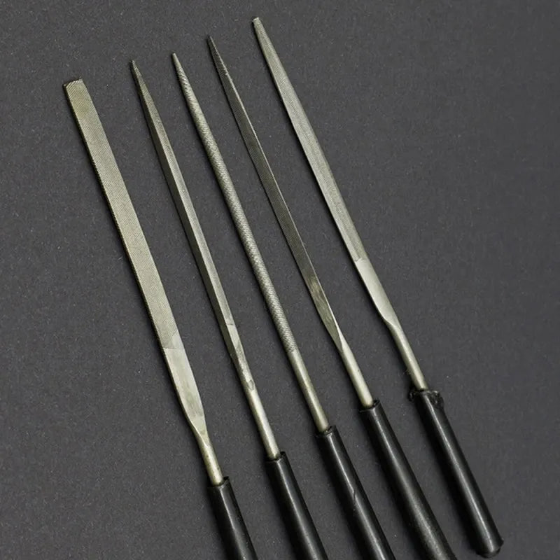 5/10PCS Needle Files Set 3x140mm for Stone and Metal Crafts, ET-AA48