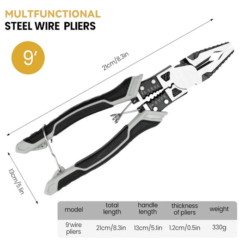 Multi-functional Diagonal Pliers Wire Cutters with Durable Non-slip Grip, ET-AA32