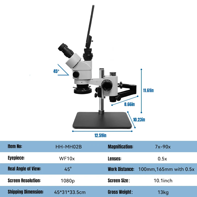 LCD Digital Stereo Microscope,ET-MH02B