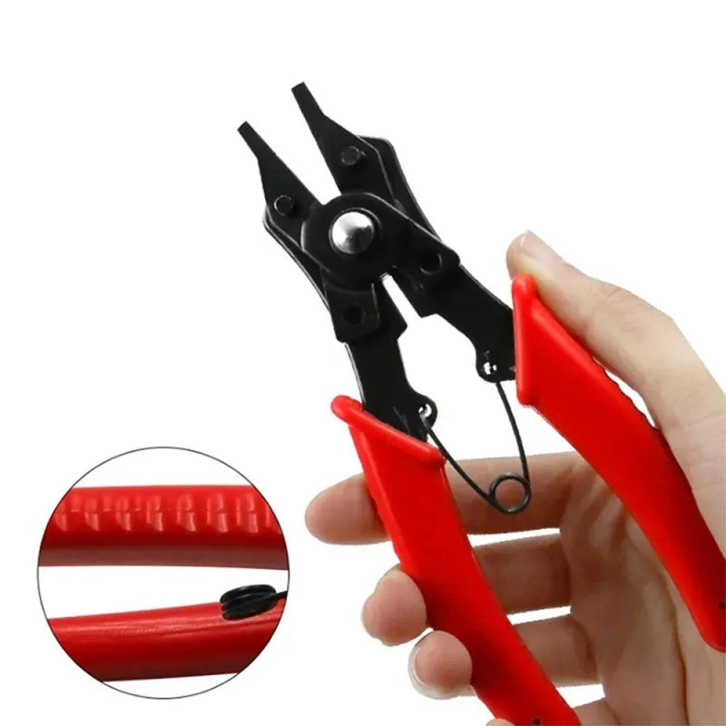 4-in-1 Spring Loaded Circlip Pliers for Candle Cap and Circlip Removal, ET-AA30