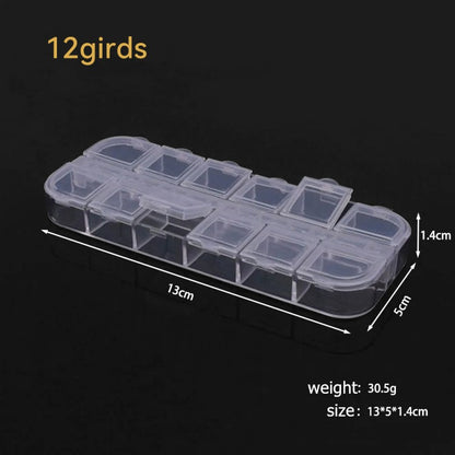 6-28 Compartment Adjustable Plastic Storage Box for Jewelry and Craft Supplies, ET-AA36