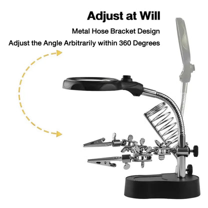 Magnifying Glass Tools 3.5x 12x for Welding and Circuit Board, ET-AA42