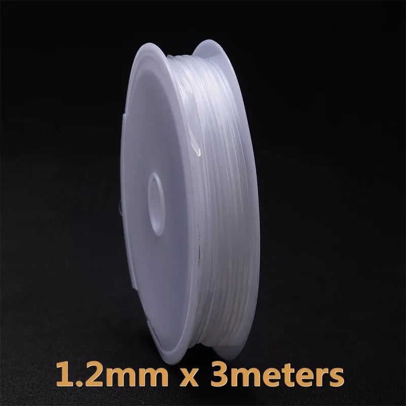 Elastic Wire 100 Meters Roll Strong Elastic Crystal Jewelry Wire, ET-AA40