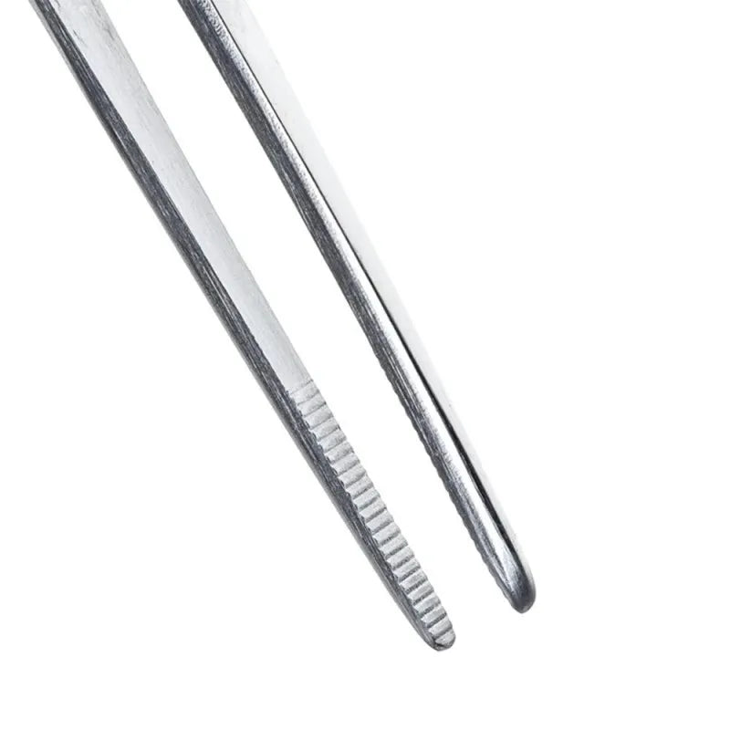 Stainless Steel Medical Tweezers with Thickened Straight and Elbow Tips, ET-AA28