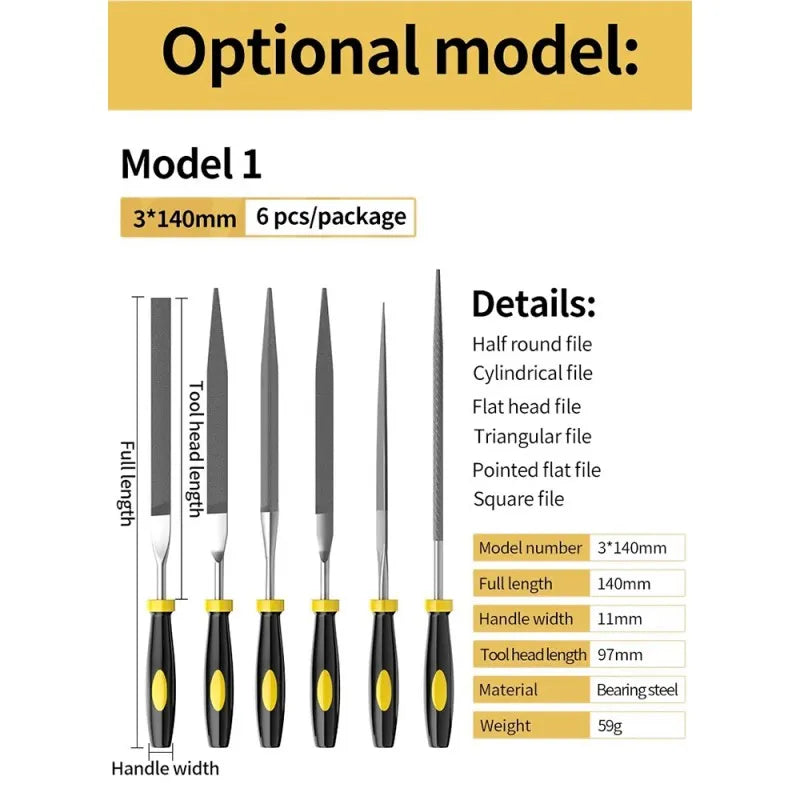 Needle File Set for Woodworking, Sanding, And Carving Mini, ET-AA49