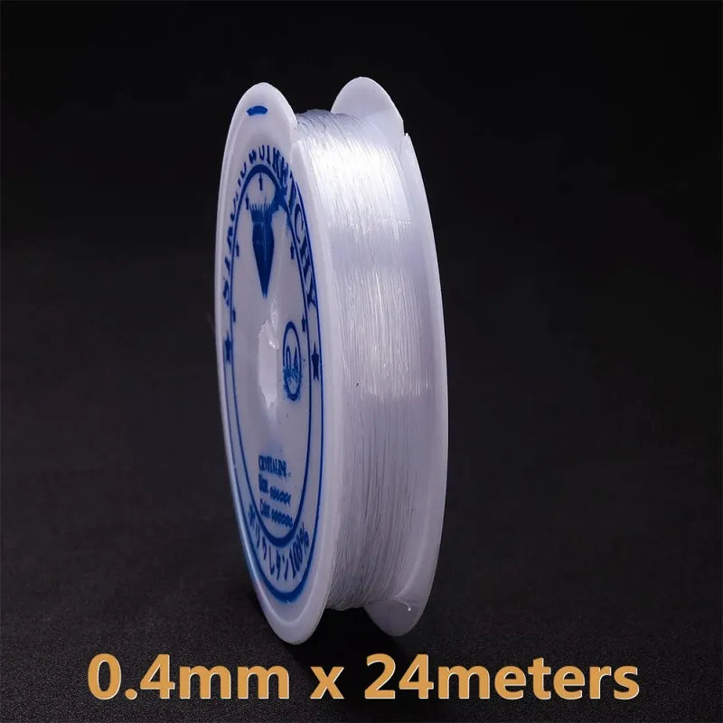 Elastic Wire 100 Meters Roll Strong Elastic Crystal Jewelry Wire, ET-AA40