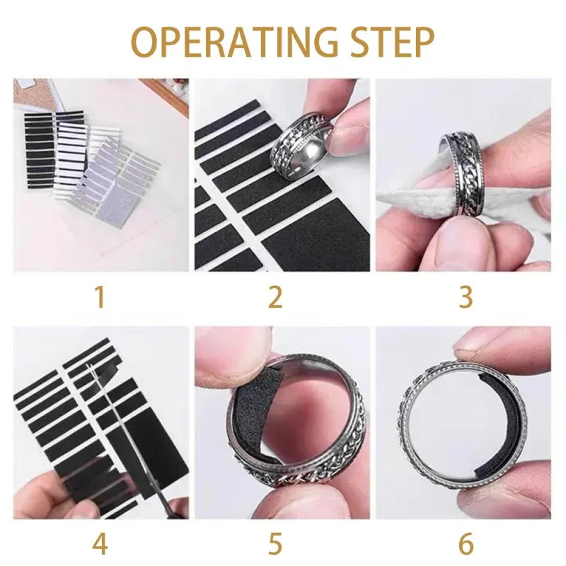 Invisible Big Size Silicone Transparent Ring Resizing Tools for Jewelry, ET-AA72