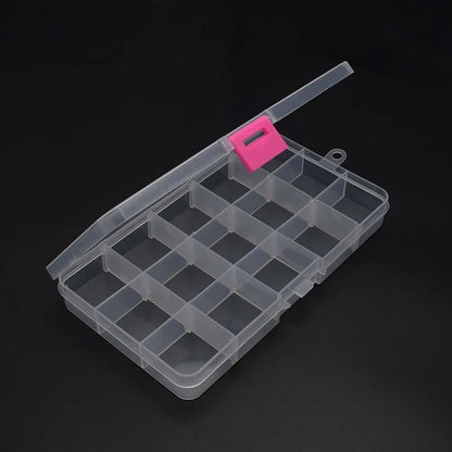 6-28 Compartment Adjustable Plastic Storage Box for Jewelry and Craft Supplies, ET-AA36