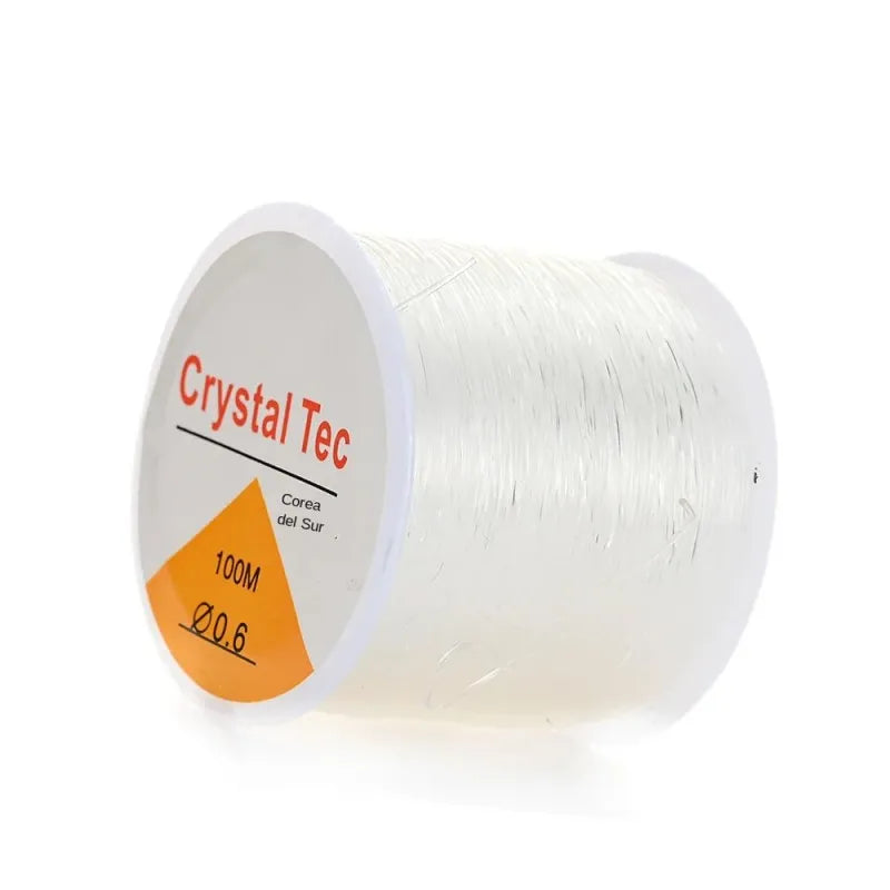 Elastic Wire 100 Meters Roll Strong Elastic Crystal Jewelry Wire, ET-AA40