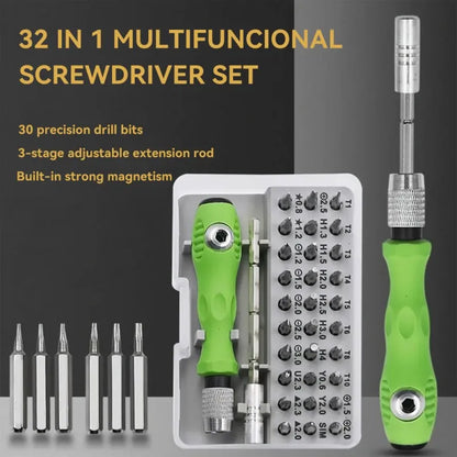 Mini 32-in-1 Precision Magnetic Screwdriver Set for Phone Tablet and Camera Repair, ET-AA38