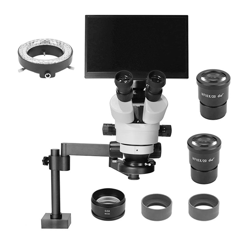 LCD Digital Stereo Zoom Microscope,ET-MS03B