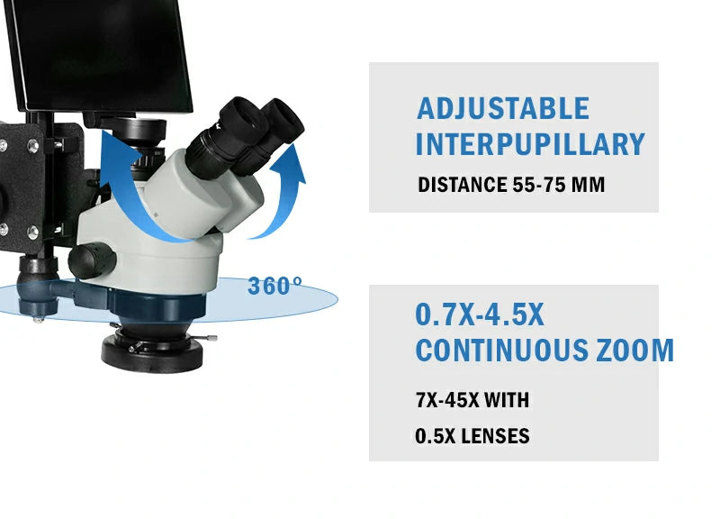 Stereo Microscope with LCD Digital,ET-MS01B