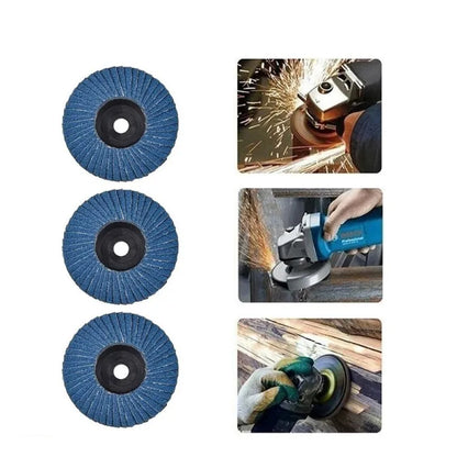 3-Inch Flap Discs Set, 3pcs Grinding Wheels for Sanding, Polishing, and Cutting, ET-AA84